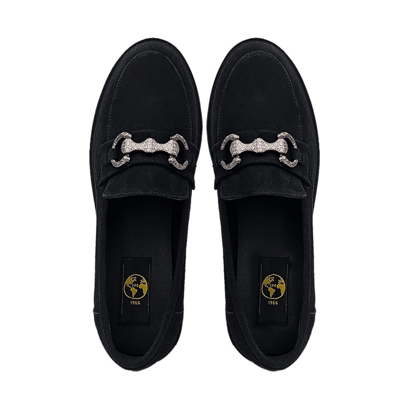 کفش زنانه سیی مدل لوفر سلطنتی کد 2126