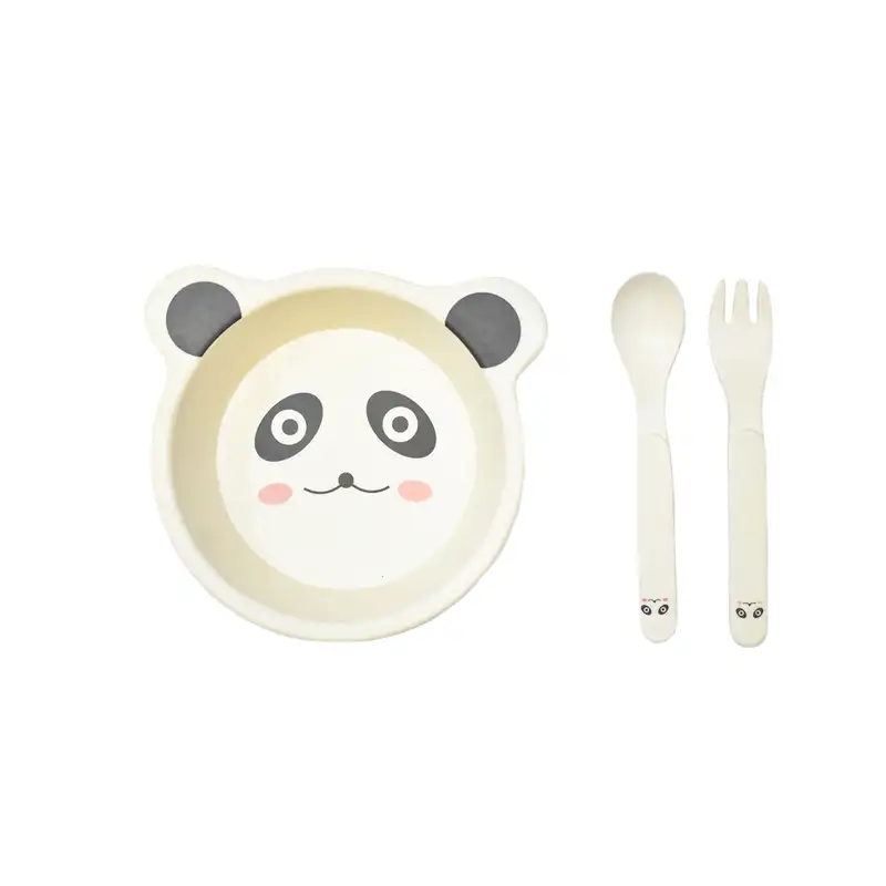 ظرف غذا کودک 3 تکه طرح پاندا