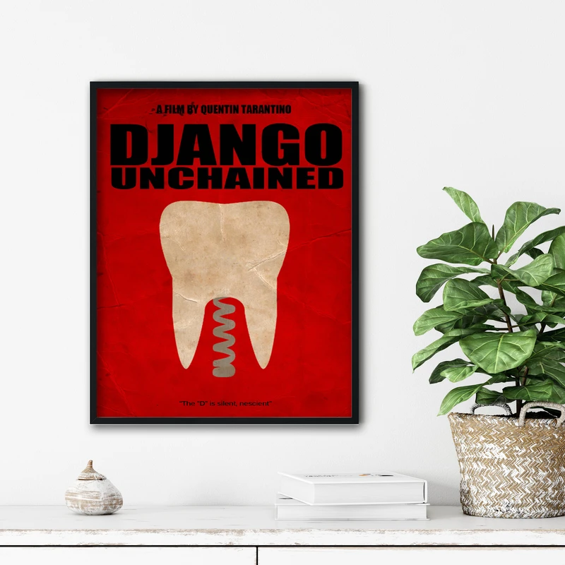 تابلو آتریسا طرح  پوستر فیلم Django مدل ATm118