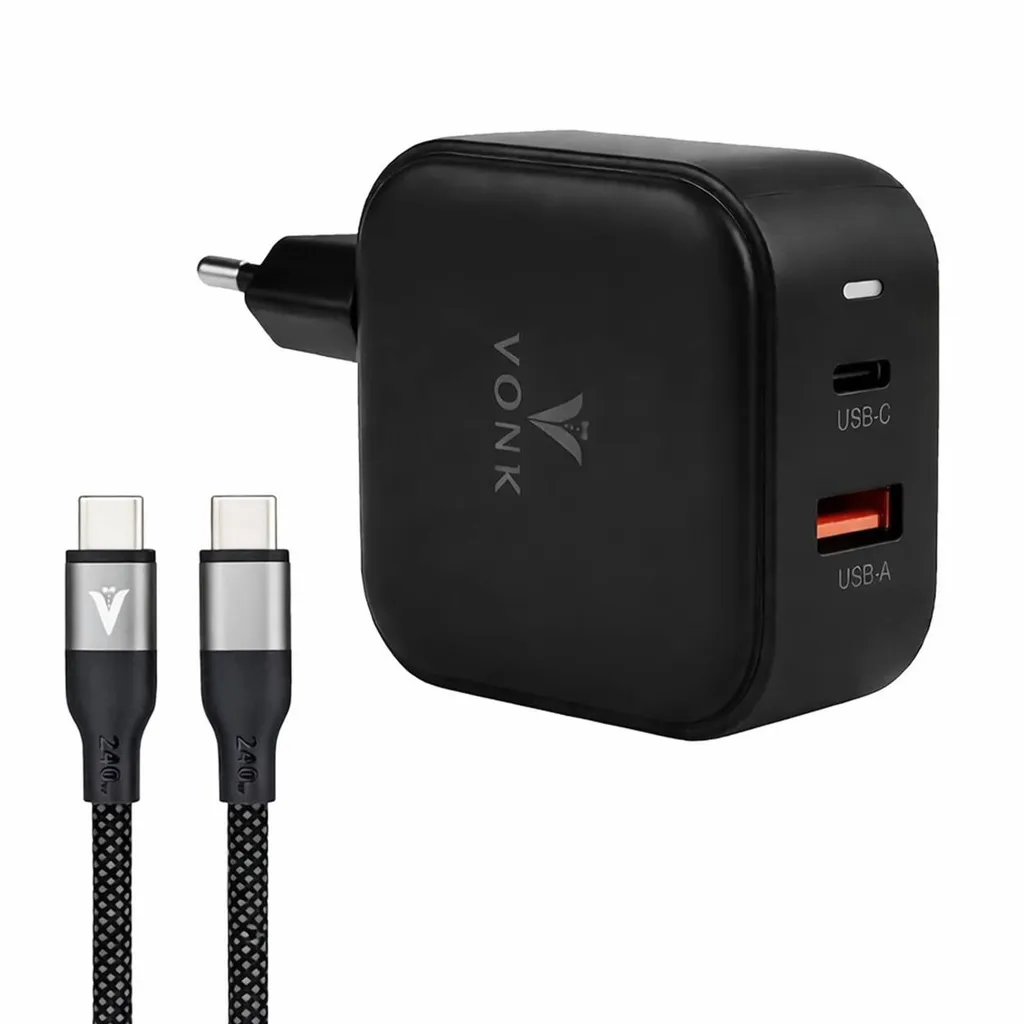 شارژر دیواری 45 وات وونک مدل PD‑45W به همراه کابل USB-C
