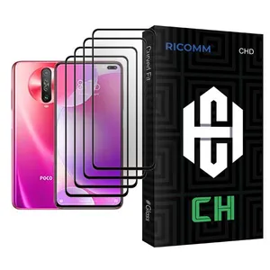 Ricomm CH Glass MIX004 Screen Protector For Xiaomi Poco X2 Pack Of 4