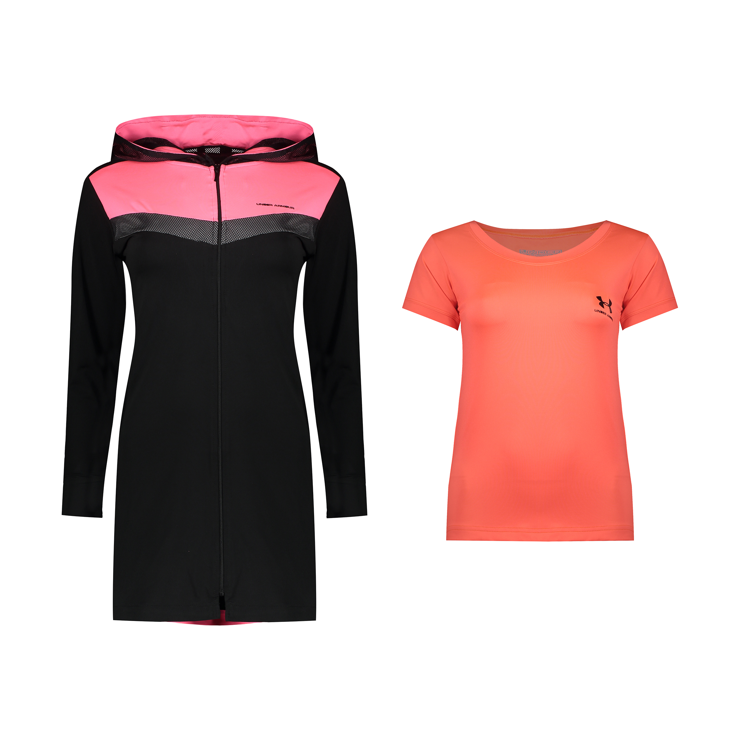 ست تی شرت و گرمکن ورزشی زنانه آندر آرمور کد TH3-0081 .