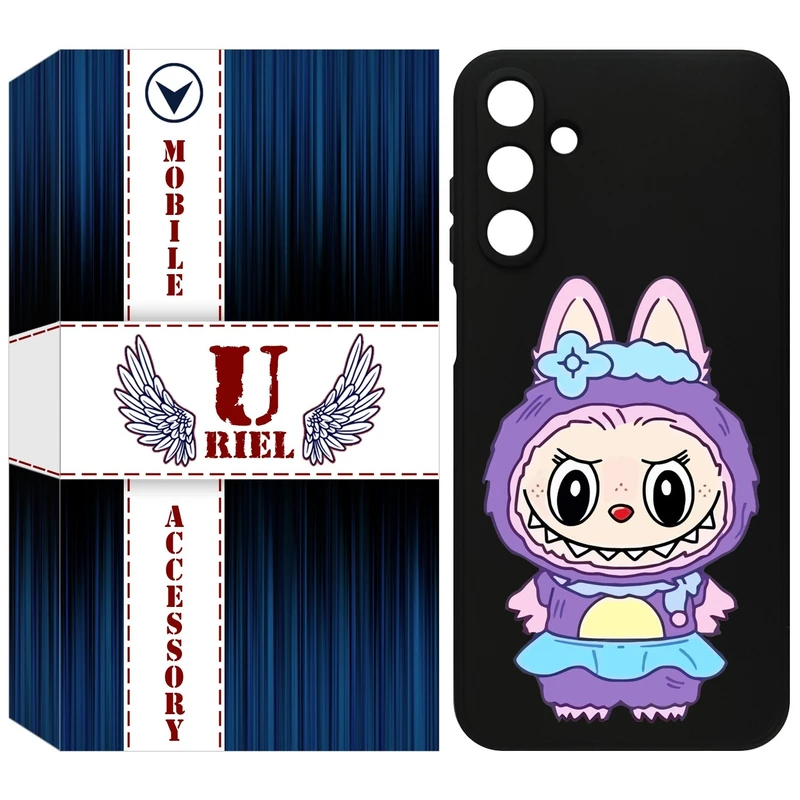 کاور یوریل قاب مدل KSH کد 141 طرح عروسک لبوبو مناسب برای گوشی موبایل سامسونگ Galaxy A25
