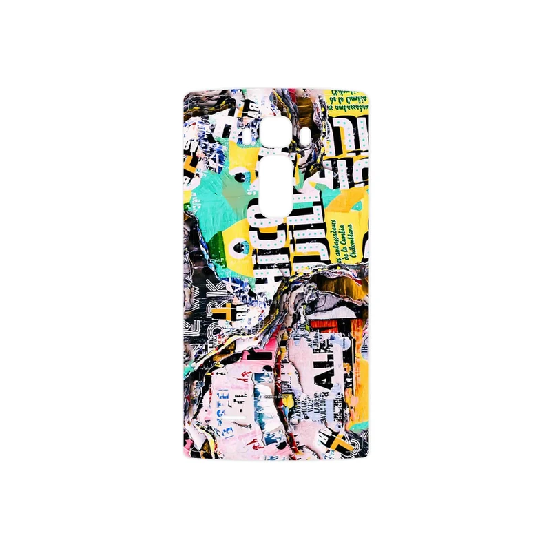 برچسب پوششی ماهوت مدل Collage of Teared Paper مناسب برای گوشی موبایل ال جی G Flex 2