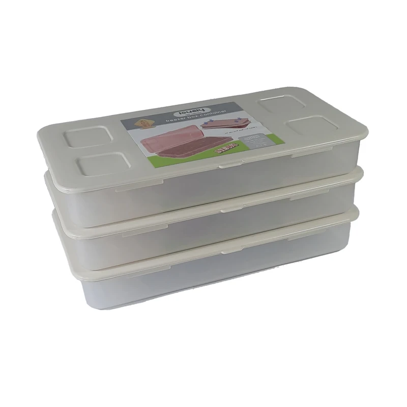 ظرف نگهدارنده  لاولی مدل ساده فریزری بسته 3 عددی