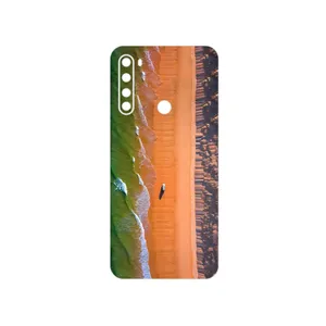 MAHOOT Beach and Green Sea Cover Sticker for Xiaomi Redmi Note 8 2021