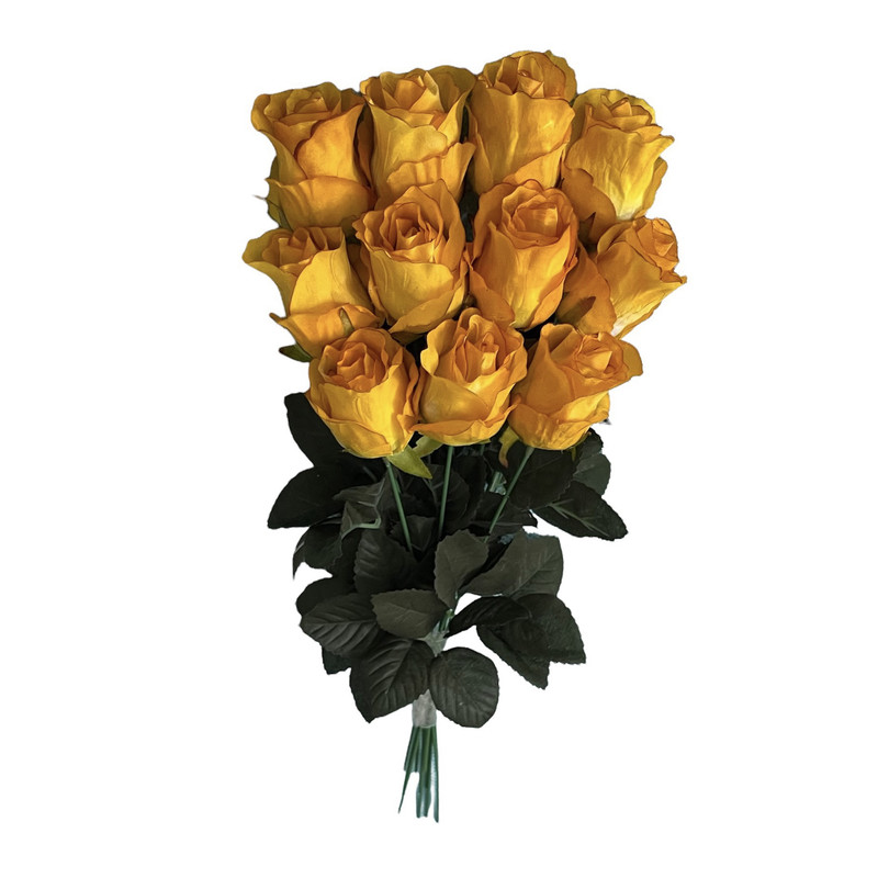 دسته گل مصنوعی مدل رز بسته 11 عددی