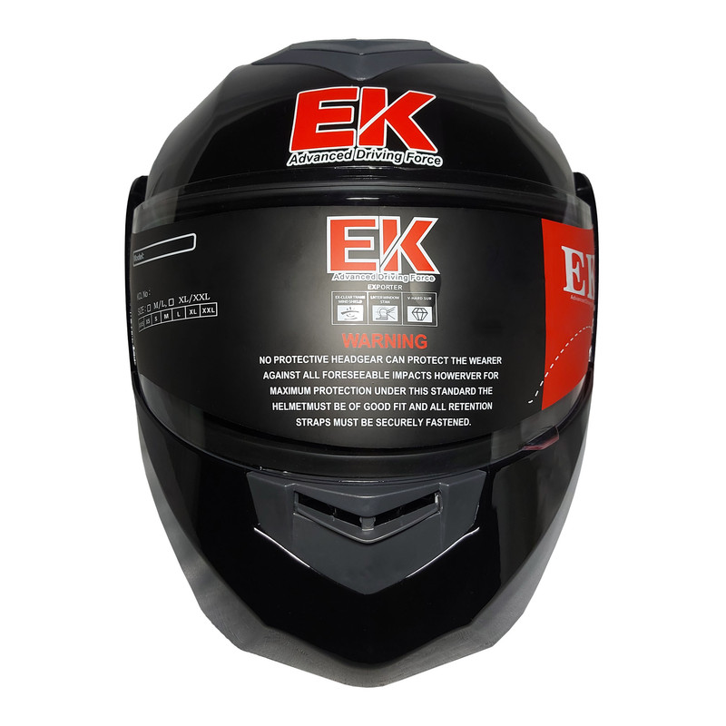 کلاه کاسکت مدل EK براق کد EK-black