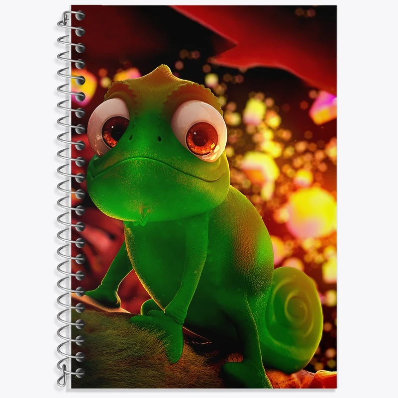 دفتر زبان 50 برگ خندالو مدل سه خط طرح آفتاب پرست کد F1199