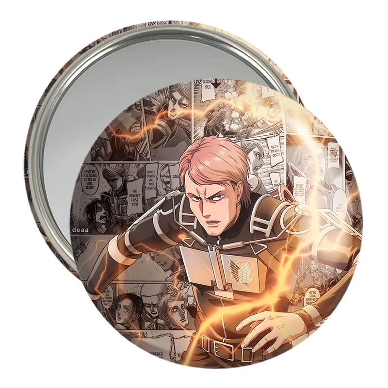 آینه جیبی خندالو مدل جان کریستاین انیمه اتک آن تایتان Attack on Titan  کد 11000