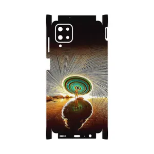 MAHOOT Night Light Fountain-FullSkin Cover Sticker for Samsung Galaxy A12 Nacho