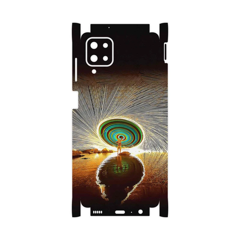 برچسب پوششی ماهوت مدل Night Light Fountain-FullSkin مناسب برای گوشی موبایل سامسونگ Galaxy A12 Nacho