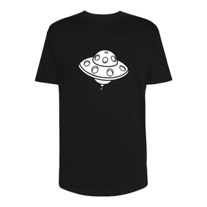 تی شرت لانگ آستین کوتاه مردانه مدل Ufo کد Sh140 رنگ مشکی