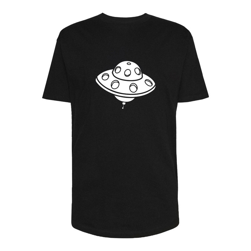 تی شرت لانگ آستین کوتاه مردانه مدل Ufo کد Sh140 رنگ مشکی