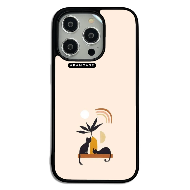کاور آکام مدل AMC-WA14PRO-CATS-27 مناسب برای گوشی موبایل اپل iPhone 14 Pro
