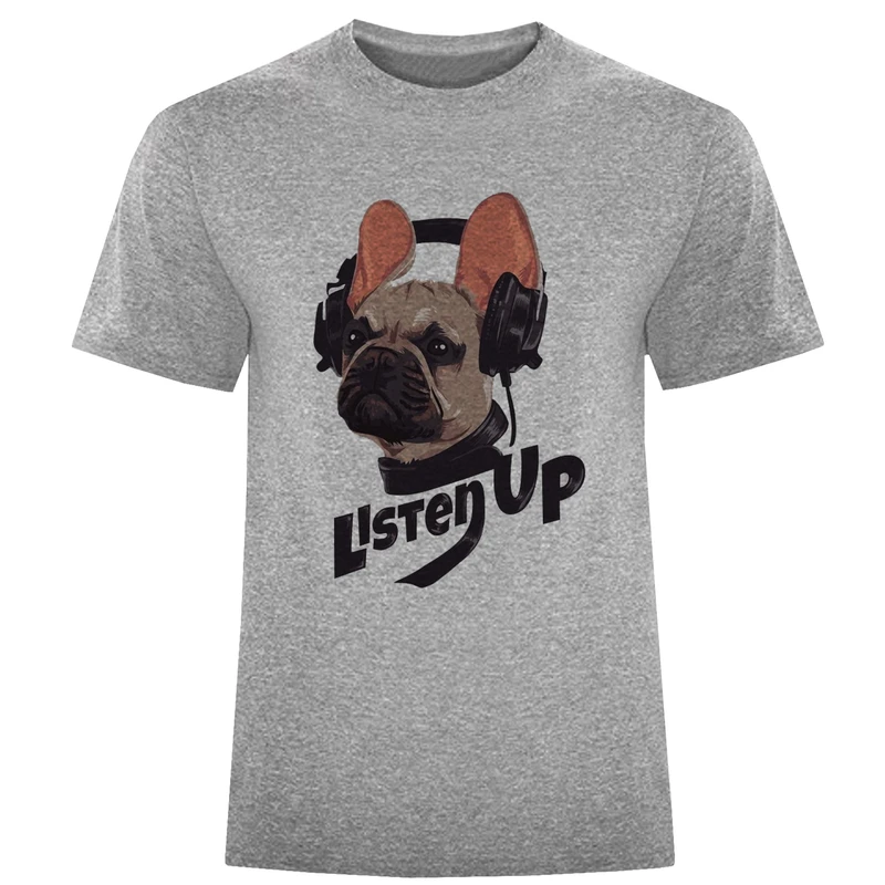 تیشرت آستین کوتاه مردانه مدل موزیک F664