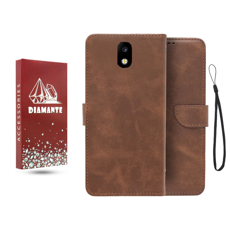 کیف کلاسوری دیامانته مدل جاکارتی مناسب برای گوشی موبایل سامسونگ galaxy J330 به همراه بندآویز