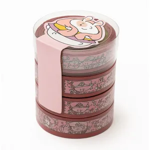 چسب نواری مدل واشی خرگوش عرض 1 سانتی متر بسته 4 عددی