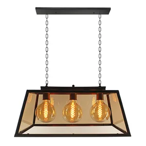 لوستر 3 شعله مدل لاینر