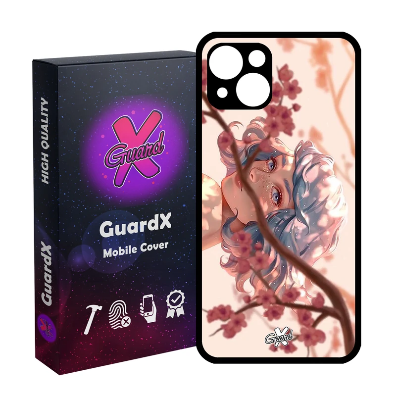 کاور گارد ایکس طرح Girl مدل Glass10007 مناسب برای گوشی موبایل اپل iPhone 13