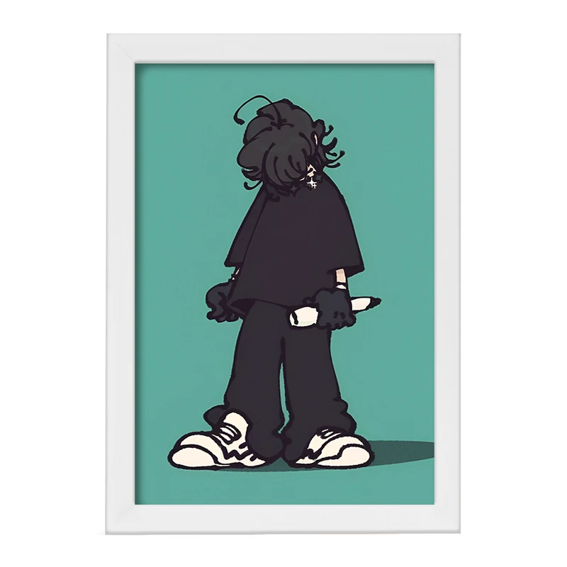 تابلو خندالو مدل خواننده کد F10126