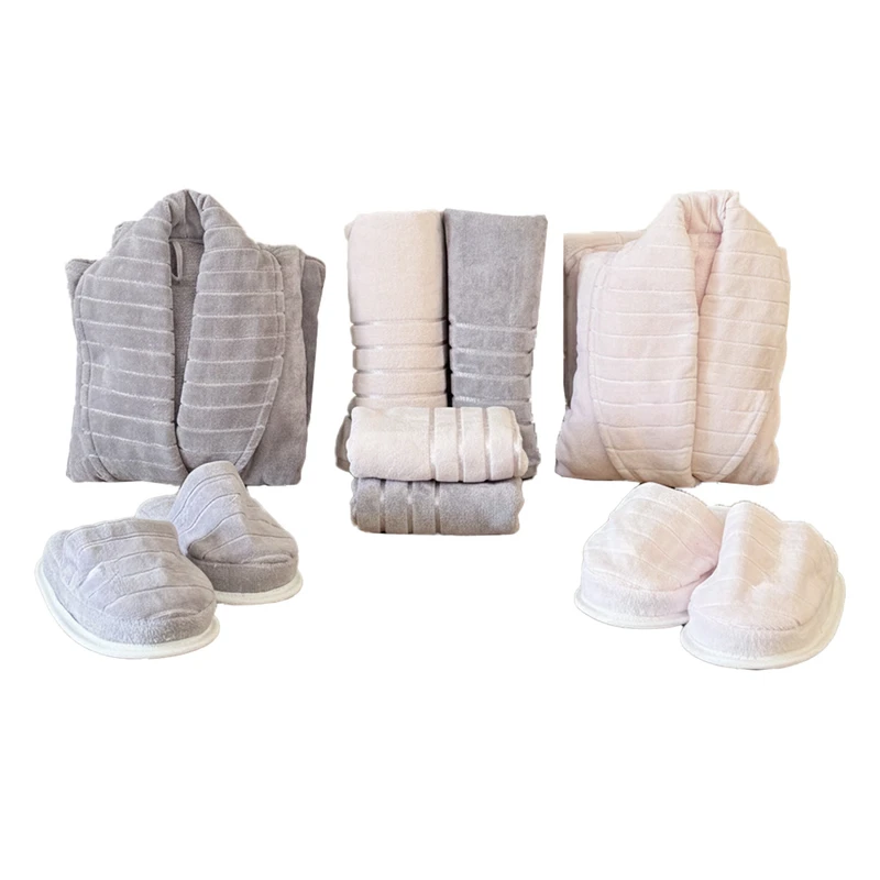 سرویس حوله پالتویی 8 تکه مدل بونی سایز 125 و 115