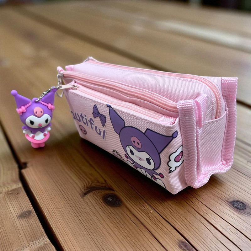 جامدادی مدل beautiful طرح کرومی آویزدار کد 02