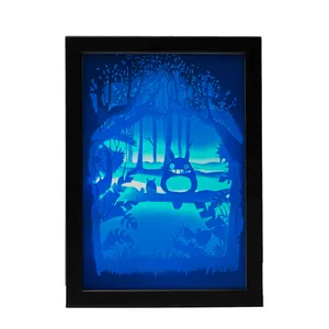 تابلو نوری طرح سه بعدی مدل جغد کد 1