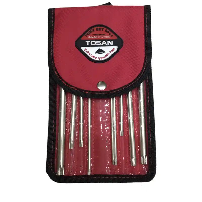 آچار آلن ستاره ای توسن مدل T728-B1050 مجموعه 9 عددی