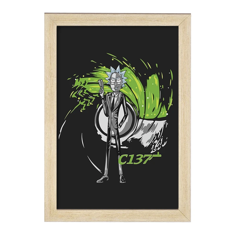 تابلو خندالو مدل انیمیشن ریک و مورتی Rick and Mort کد 26400