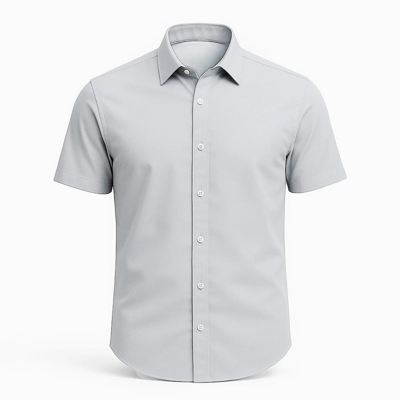 پیراهن آستین کوتاه یقه برگردان مردانه ابراف مدل رایان کد TOC