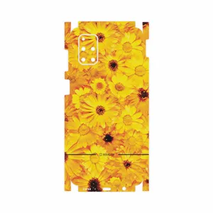 MAHOOT Yellow-Flower-FullSkin Cover Sticker for Samsung Galaxy M51