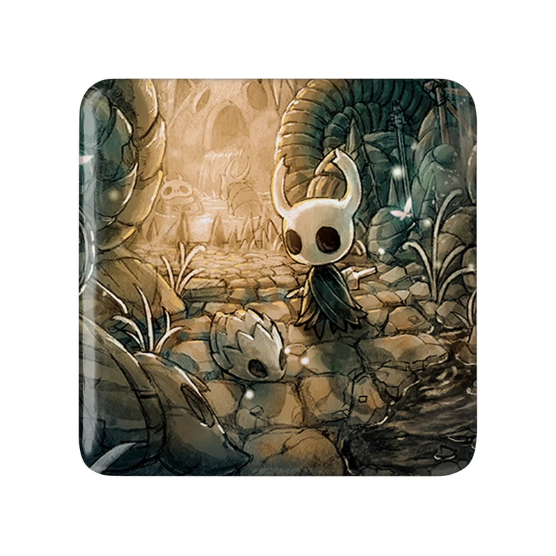 مگنت خندالو طرح بازی هالو نایت (Hollow Knight) مدل مربعی کد 32944