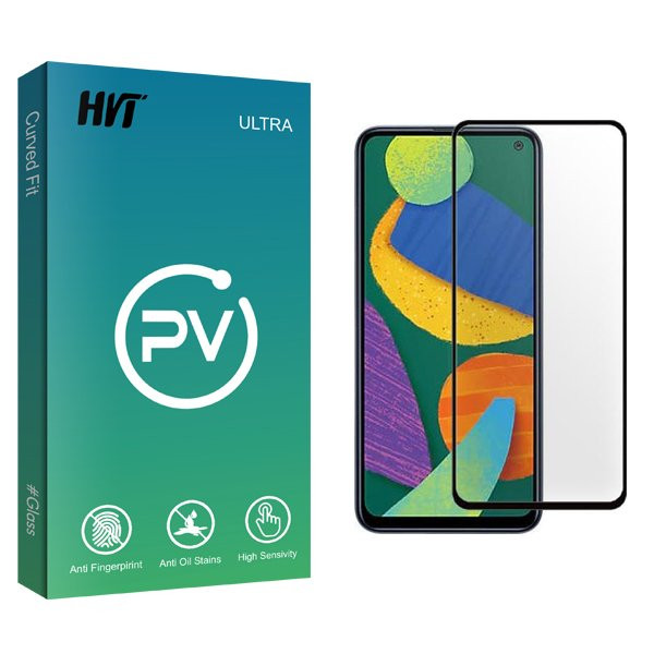 محافظ صفحه نمایش شیشه ای اچ وی تی مدل PV مناسب برای گوشی موبایل سامسونگ Galaxy F52 5G