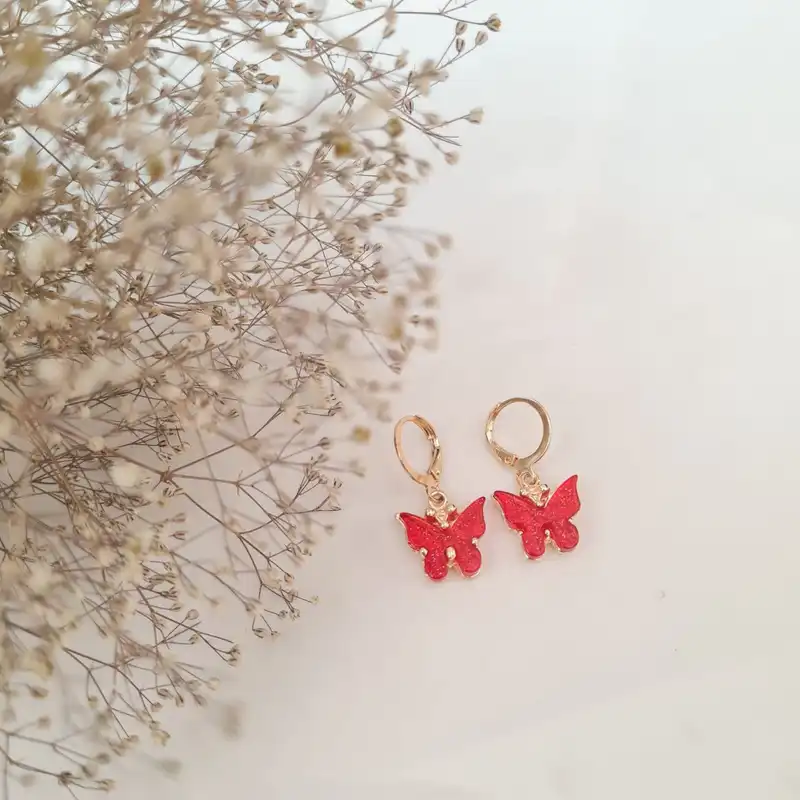 گوشواره زنانه مدل پروانه