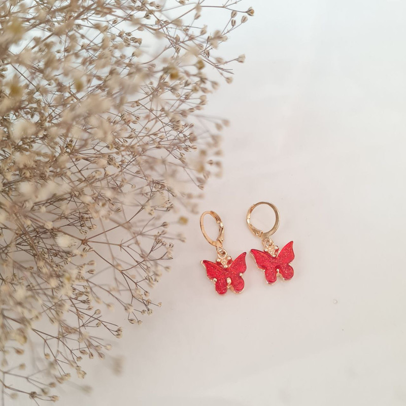 گوشواره زنانه مدل پروانه