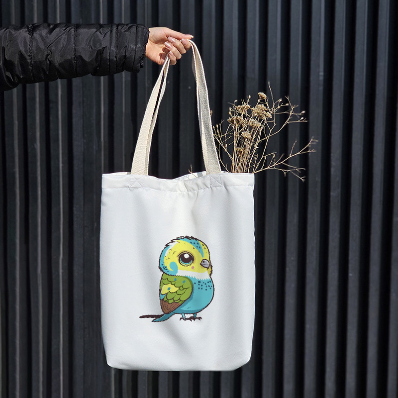 ساک خرید خندالو مدل مرغ عشق کد H1607