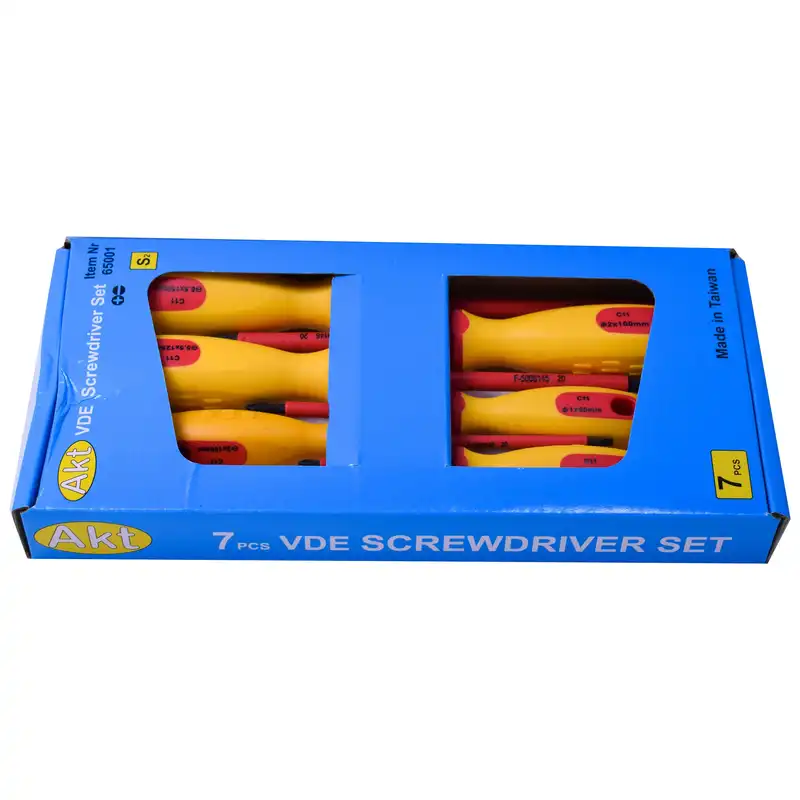 مجموعه 7 عددی پیچ گوشتی آ-کرافت مدل VDE-65001