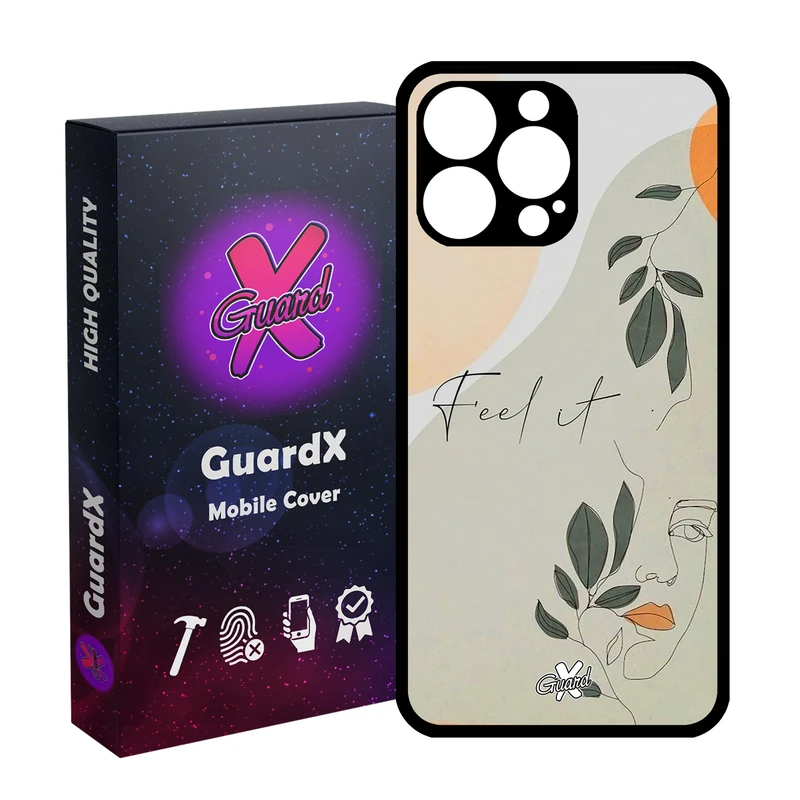 کاور گارد ایکس طرح دختر مدل Glass10387 مناسب برای گوشی موبایل اپل iPhone 14 Pro Max