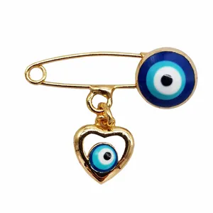 سنجاق سینه وای اس ایکس طرح چشم نظر کد Cr4