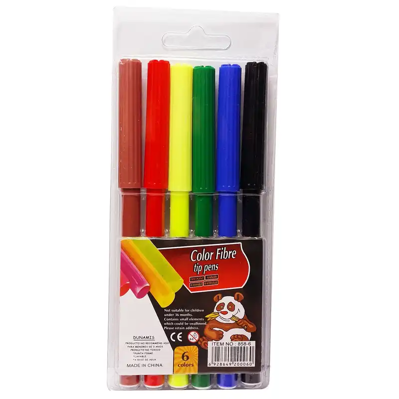 ماژیک 6 رنگ dunamis مدل 858