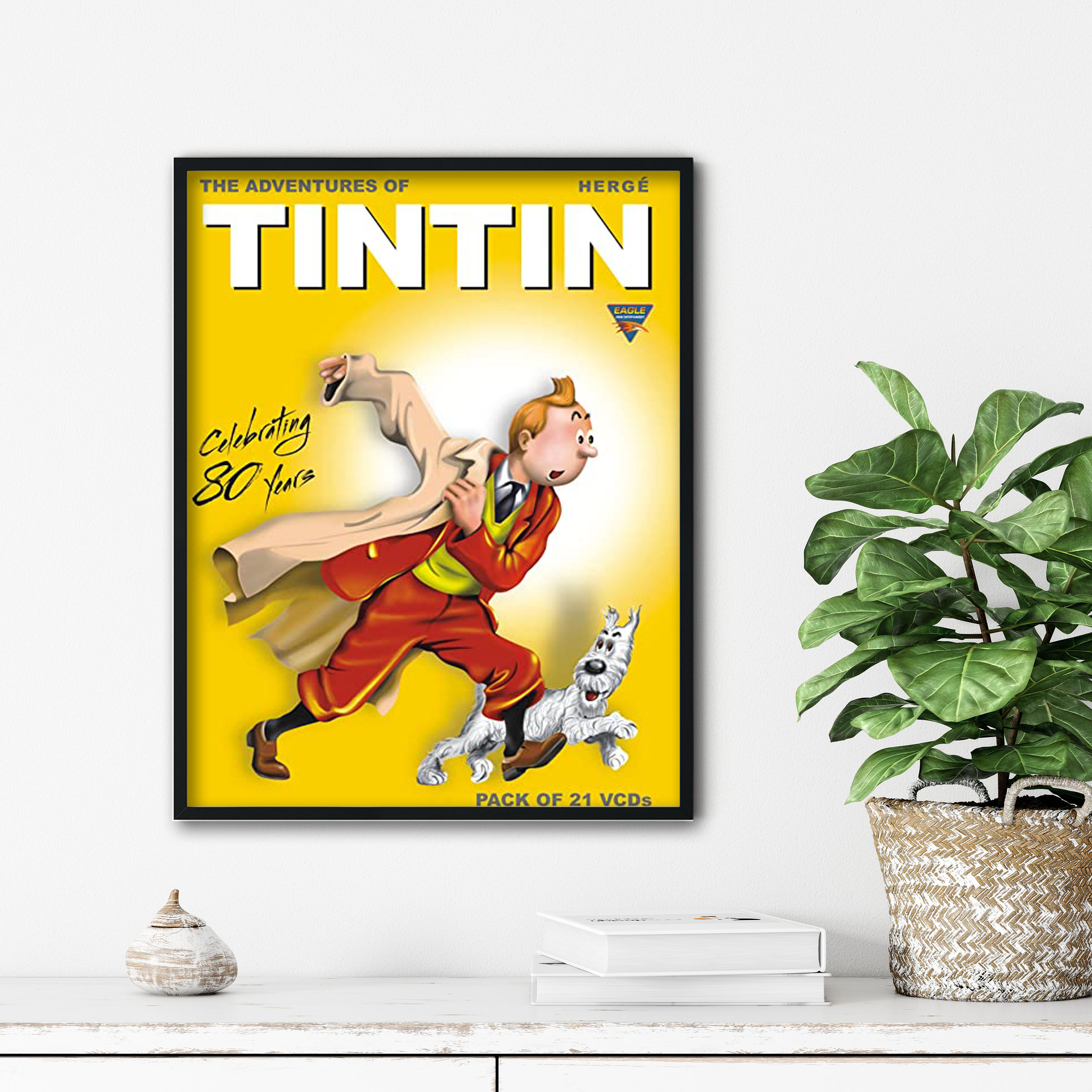 تابلو آتریسا طرح پوستر فیلم tintin مدل ATm179