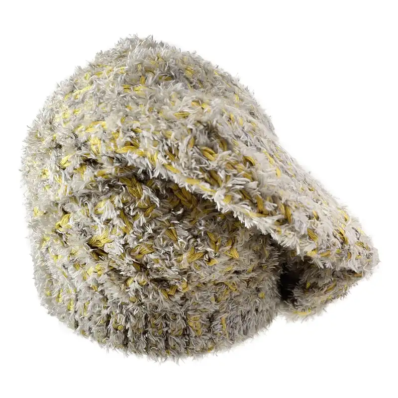 ست کلاه و شال گردن و ساق دست بافتنی بچگانه تارتن مدل 115038