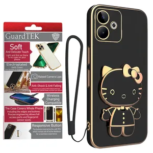 Guardtek asak Kitty Strap Cover for Xiaomi Redmi 13 4G/ Poco M6 4G/ Redmi Note 13R