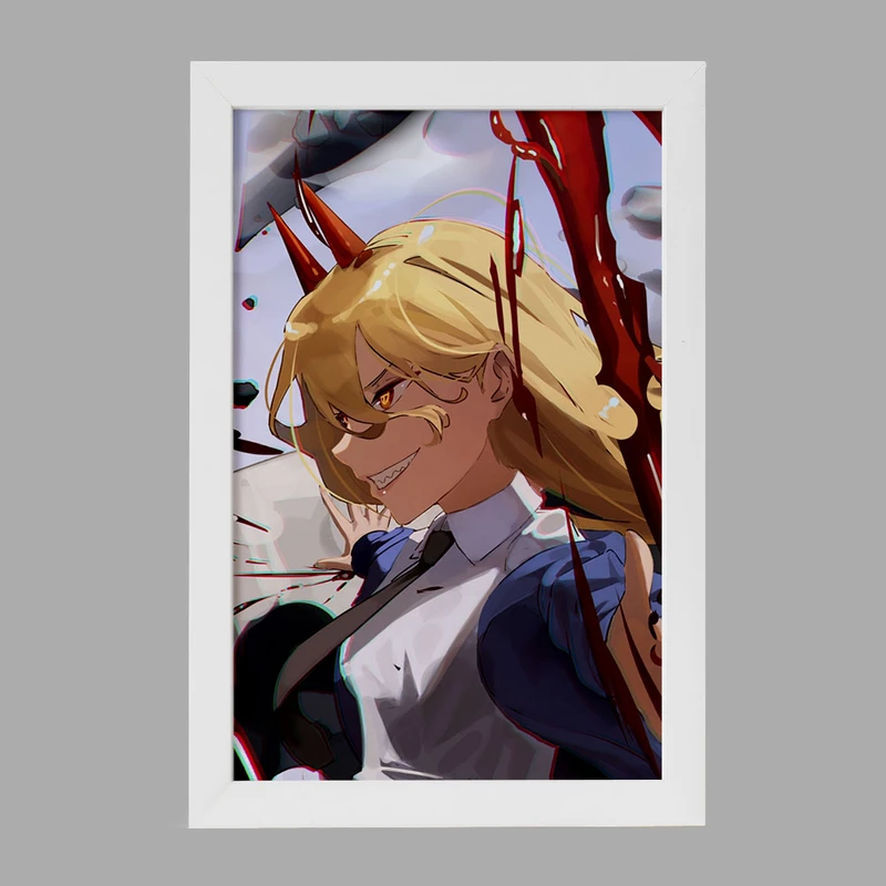 تابلو خندالو مدل پاور انیمه مرد اره ای Chainsaw Man  کد 22317