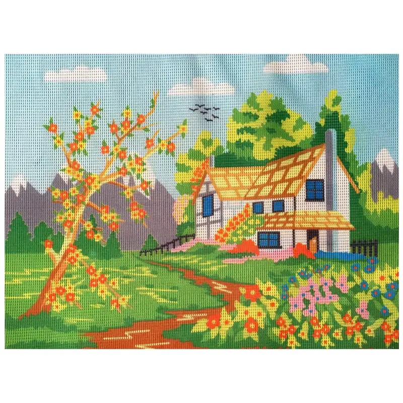 کوبلن طرح کلبه بهاری کد 002