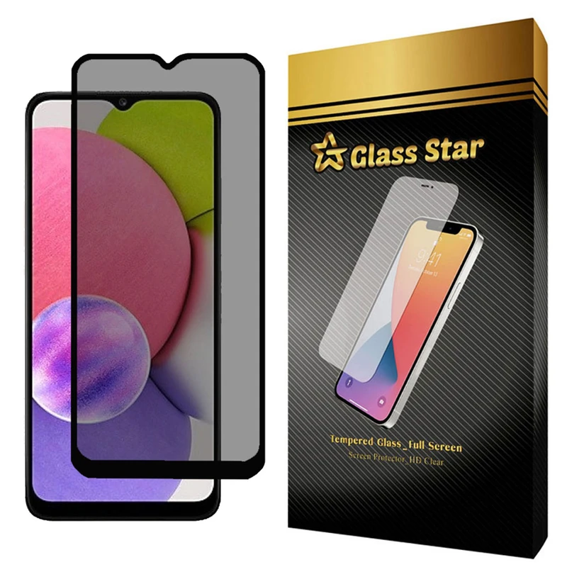 محافظ صفحه نمایش حریم شخصی گلس استار مدل PRF مناسب برای گوشی موبایل سامسونگ Galaxy A03s