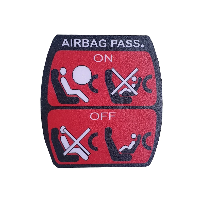 برچسب ایربگ داشبورد خودرو قطعه سازان کبیر مدل CHS-ALL-3071