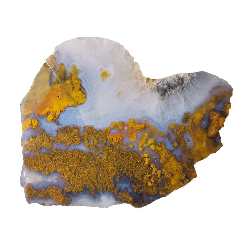 سنگ راف عقیق مدل شجرمنظره  کد m7