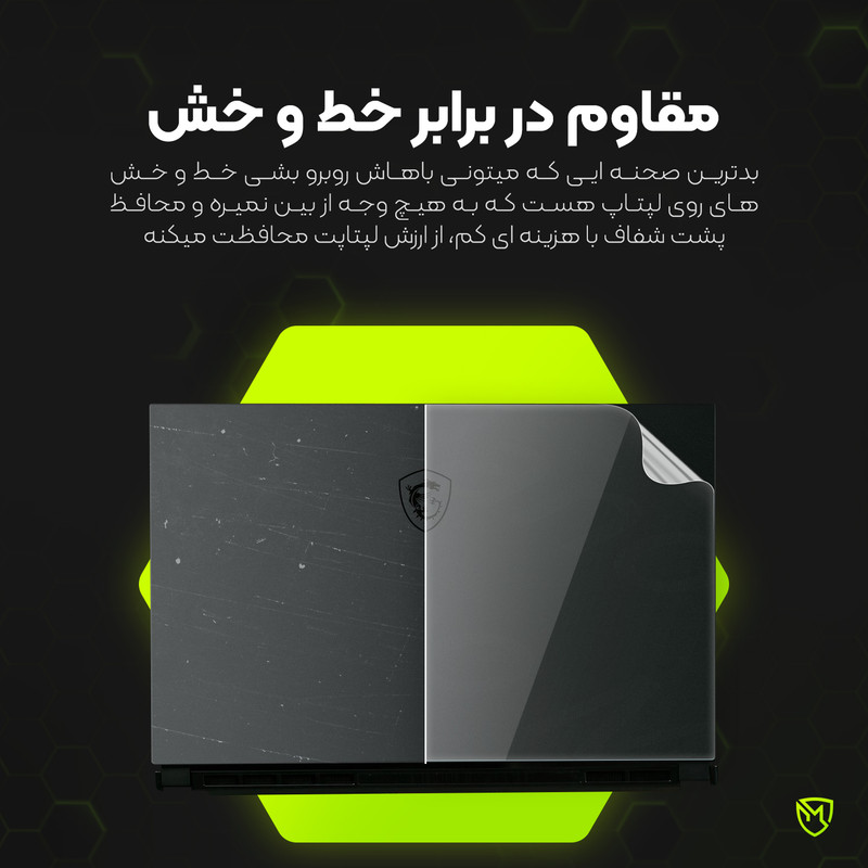 محافظ پشت لپ تاپ مولتی نانو مدل X-F1T مناسب برای لپ تاپ لنوو IdeaPad 5 15ITL05 15.6 inch 2021